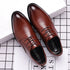 Luxury Pointed Toe Men's Leather Dress Shoes for Formal & Casual Occasions
